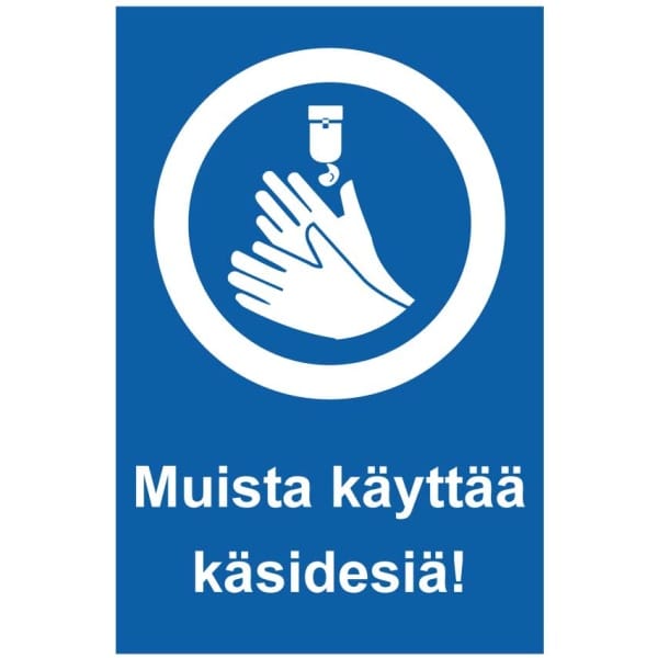 Muista käyttää käsidesiä MAG-0
