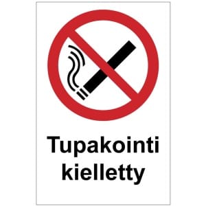 Tupakointii kielletty MAG-0