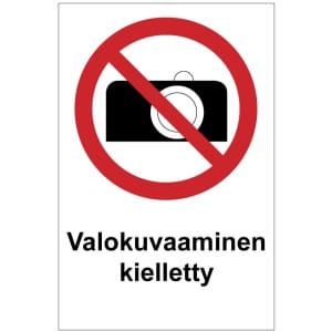 Valokuvaaminen kielletty MAG-0