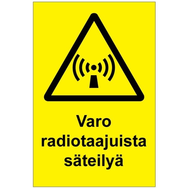 Varo radiotaajuista säteilyä MAG-0