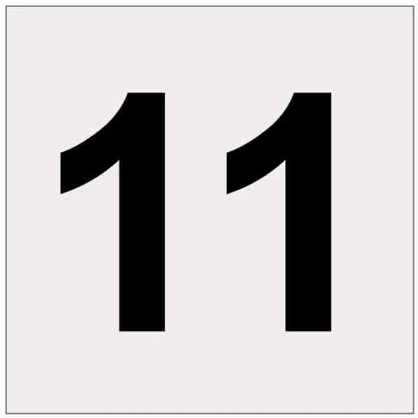Heijastava numero 11-0