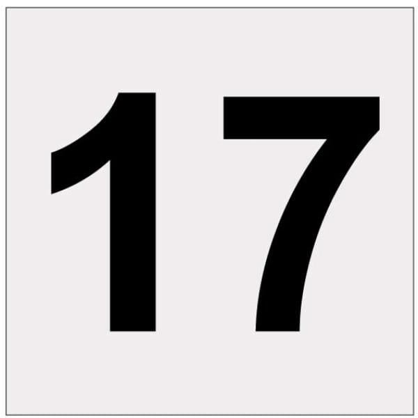 Heijastava numero 17-0