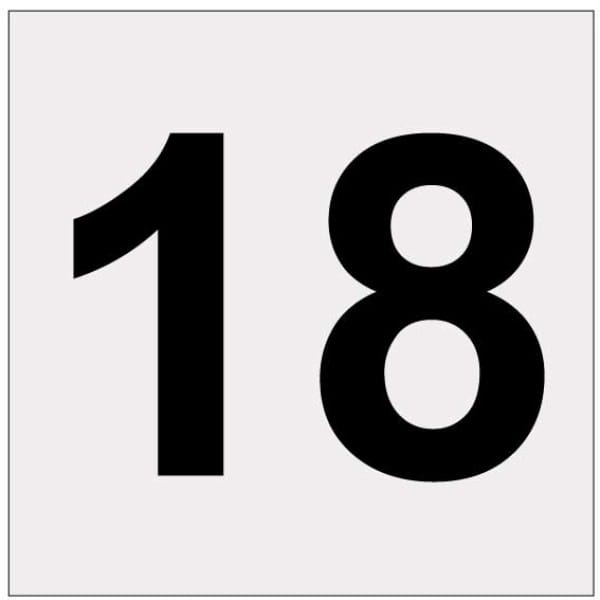 Heijastava numero 18-0