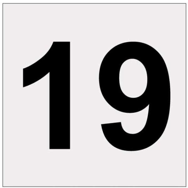Heijastava numero 19-0