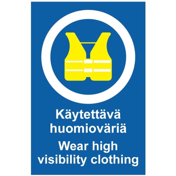 Käytetävä huomioväriä High visibility clothing -0