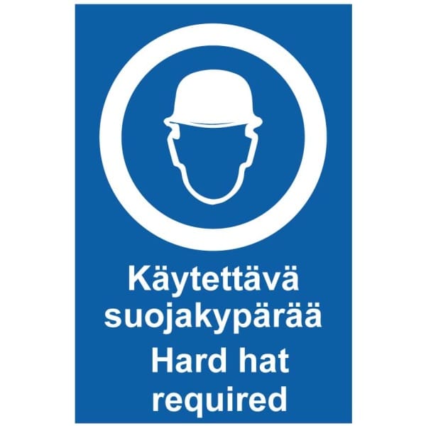 Käytettävä suojakypärää Hard hat -0