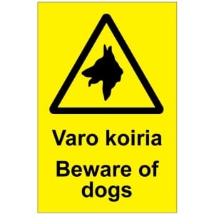 Varo koiria Beware of dogs-0