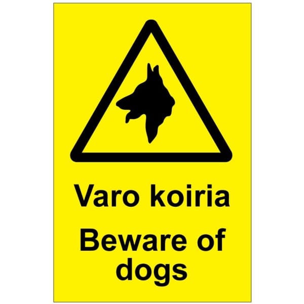 Varo koiria Beware of dogs-0