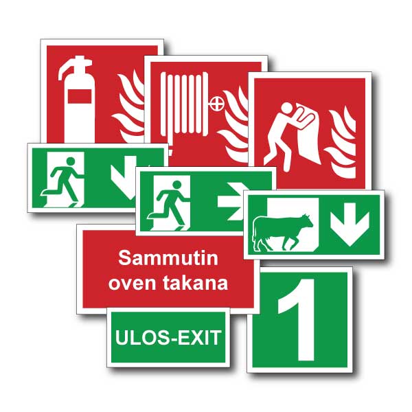 Jälkivalaisevat opasteet