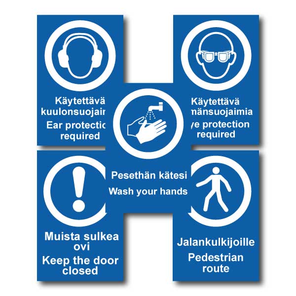 Ohjekilvet suomi-englanti