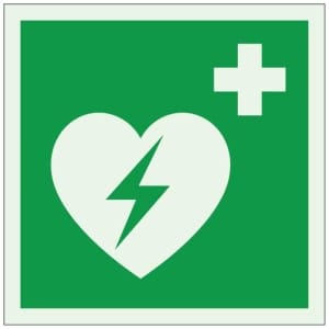 AED Sydäniskuri jälkivalaiseva opaste