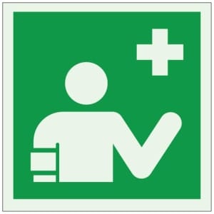 Ensiapuhenkilö jälkivalaiseva opaste