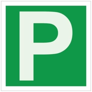 Jälkivalaiseva kirjain P kerrosopaste