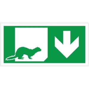 Poistumistie turkistarha jälivalaiseva poistumistieopaste