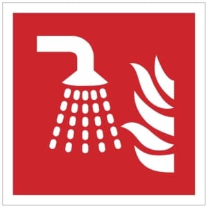 Sammutusjärjestelmä jälkivalaiseva opaste