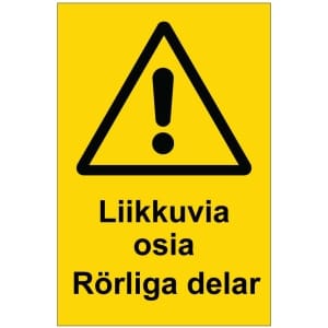 Liikkuvia osia Röliga delar opaste