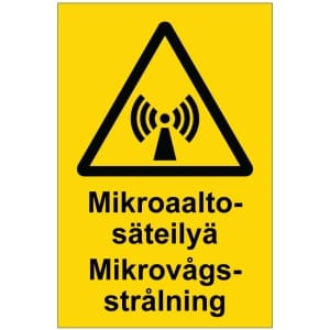 Mikroaaltosäteilyä Mikrovågsstrålning opaste