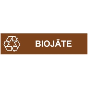 Biojäte kilpi