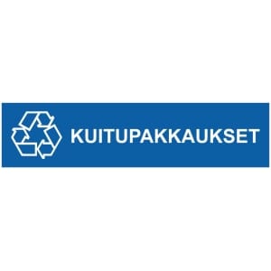 Kuitupakkaukset kilpi