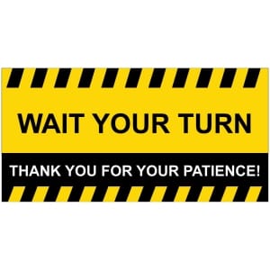 Wait your turn lattiatarra